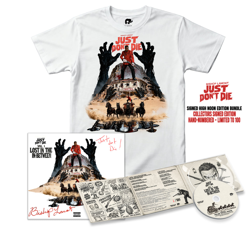 Bishop Lamont – Inca Gold Edition SIGNED Limited Digipak + T-Shirt bundle