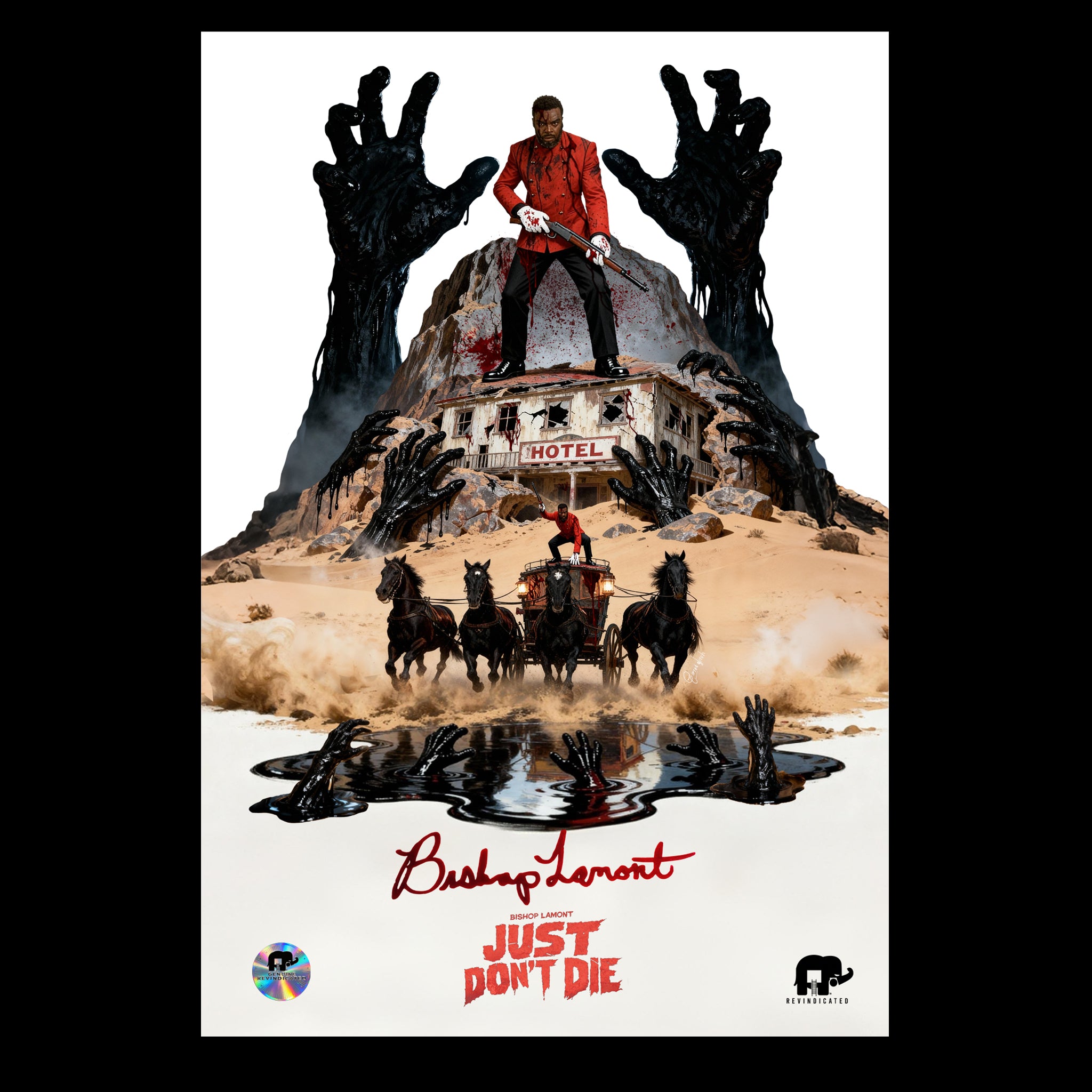 Bishop Lamont – The Desert Siege SIGNED (Limited Edition Fine Art Print)