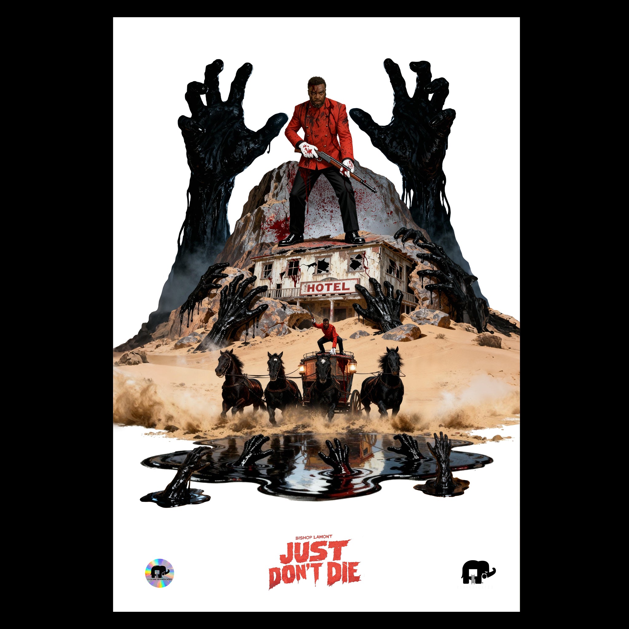 Bishop Lamont – The Desert Siege UNSIGNED (Limited Edition Fine Art Print