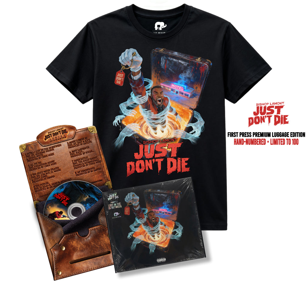 Bishop Lamont – Luggage Limited CD + T-Shirt bundle
