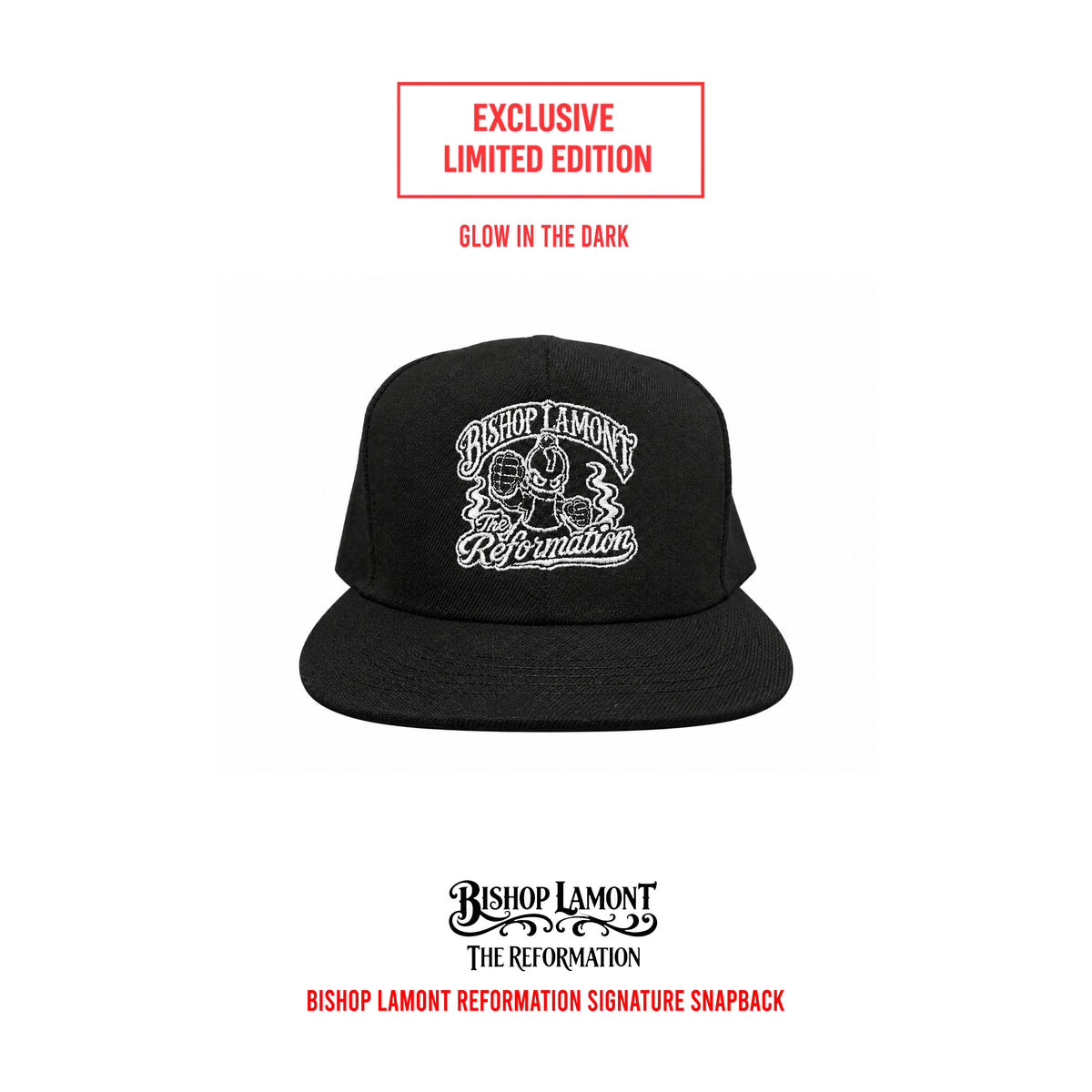 Bishop Lamont GLOW IN THE DARK The Reformation 10th Anniversary Limited Edition Snapback