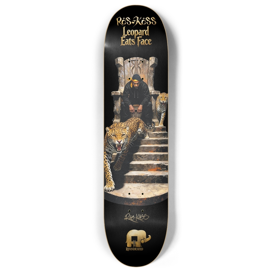 Ras Kass “Leopard Eats Face” Limited Edition Skateboard Deck