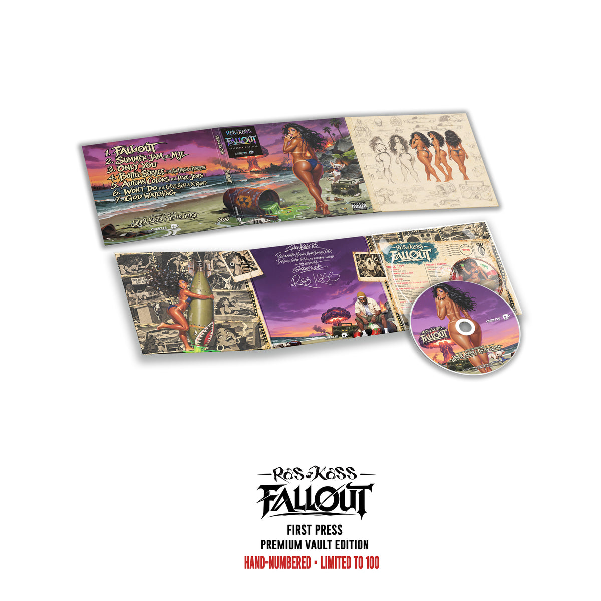PRE-ORDER -Ras Kass – FALLOUT First Press — Premium Vault Edition