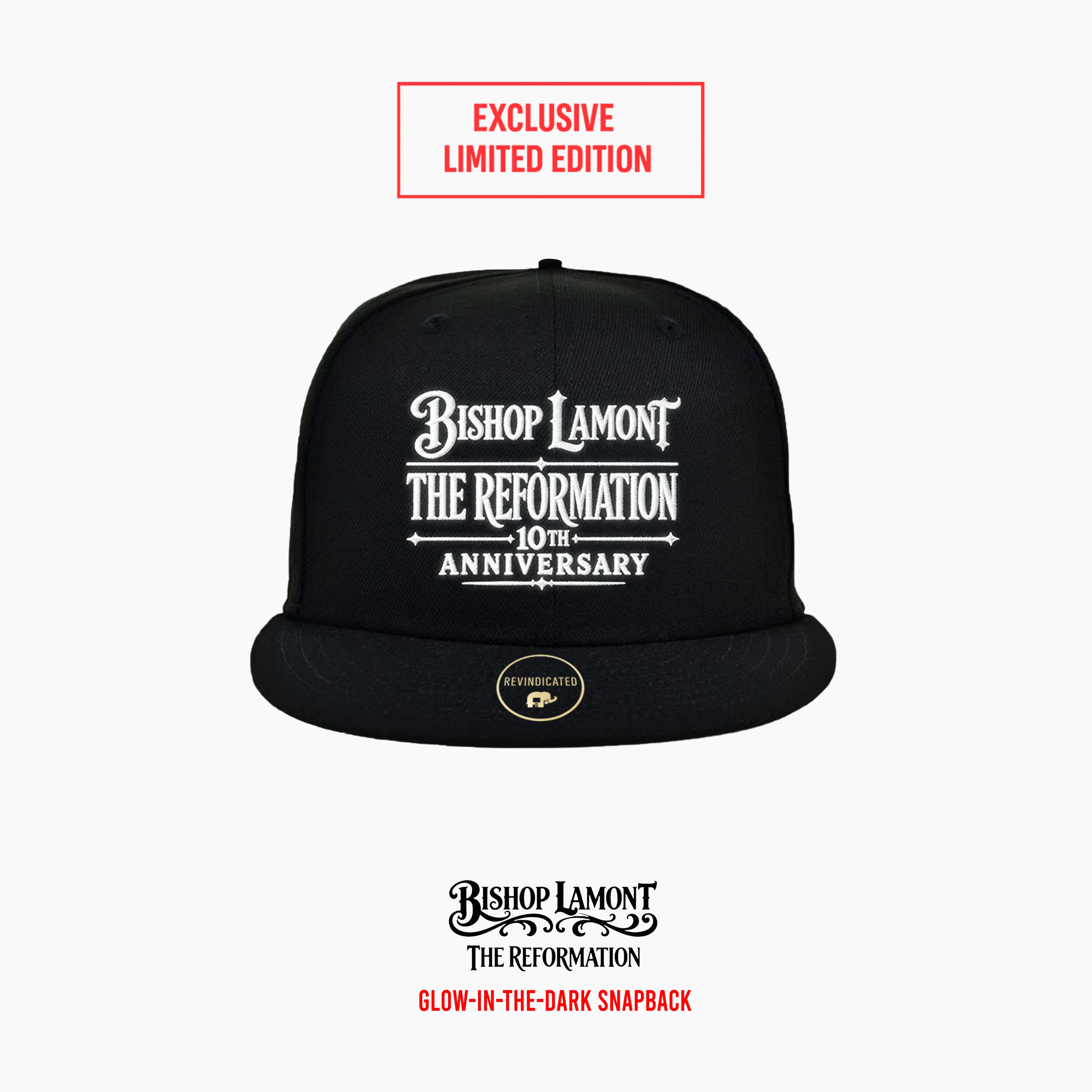 PRE-ORDER Bishop Lamont The Reformation 10th Anniversary Limited Edition Glow-in-the-Dark Snapback