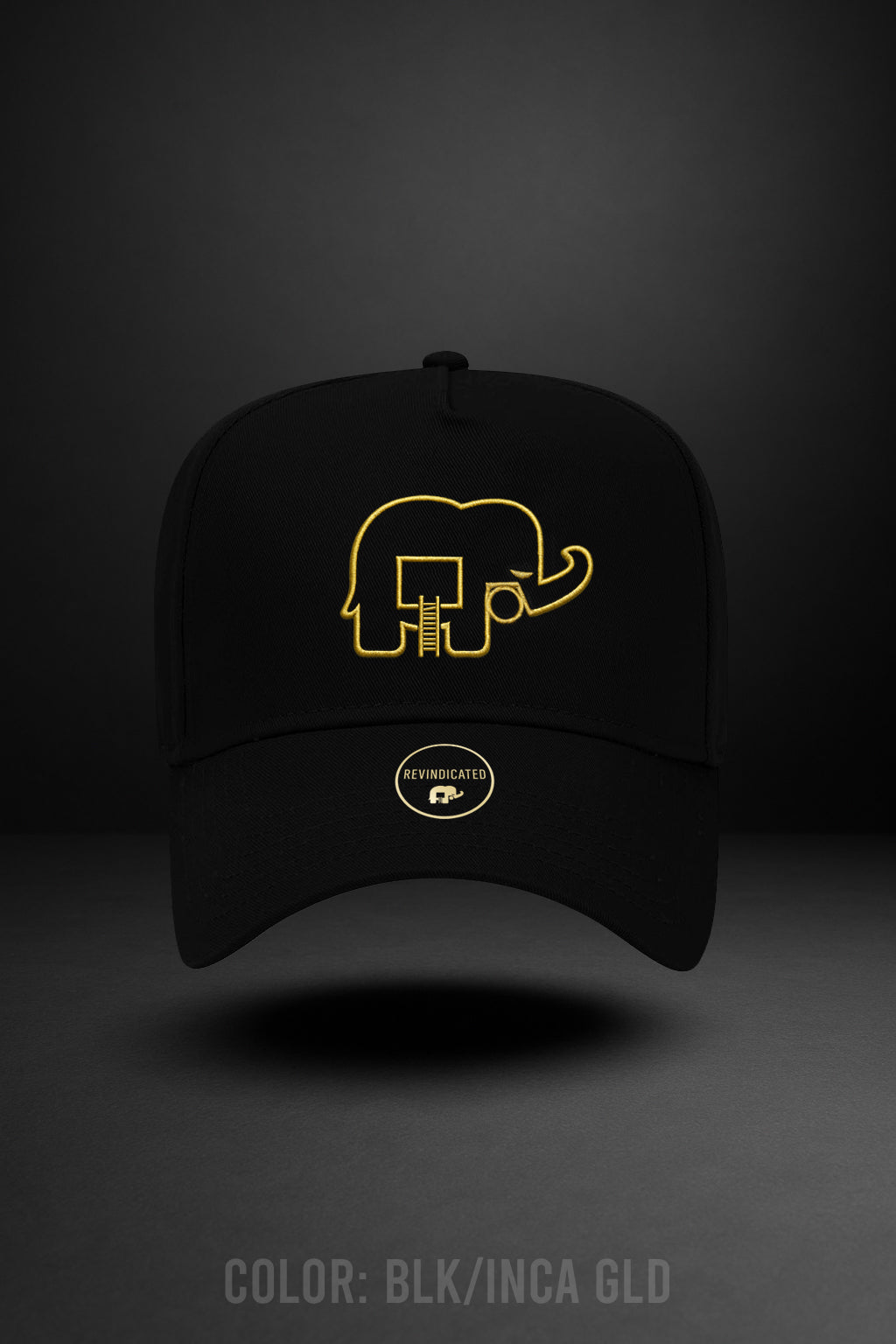 Revindicated Snap back hat Blk/Metallic inca gold