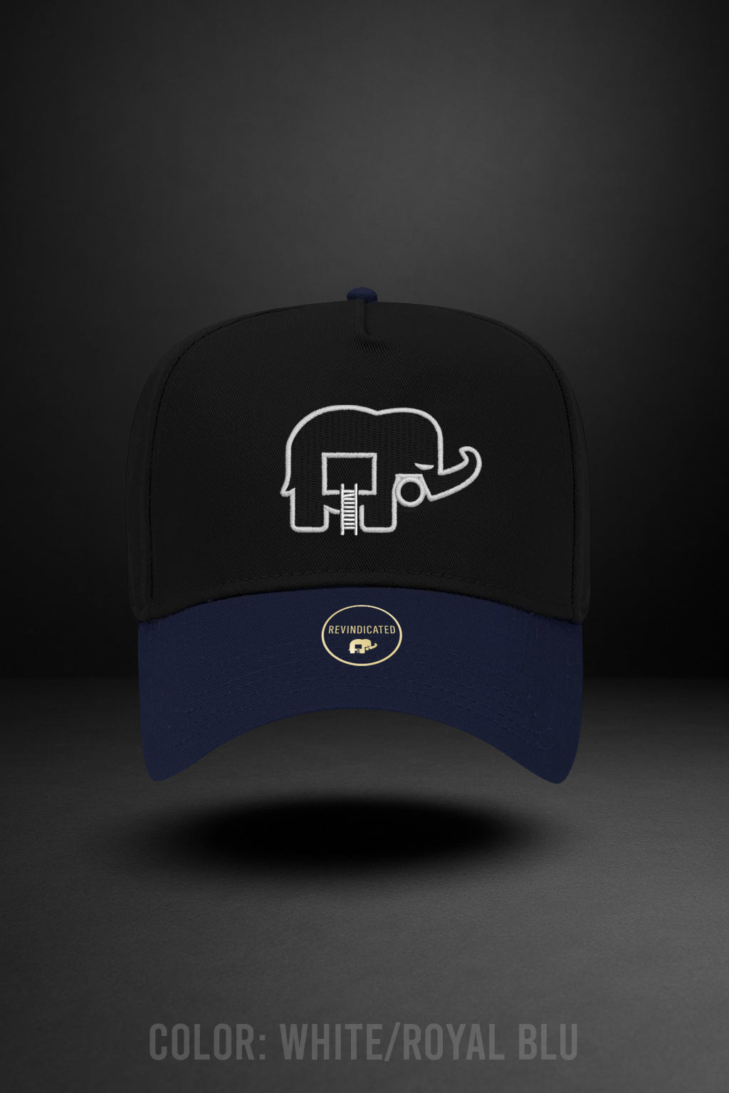 Revindicated Snap back black / white / royal /blue