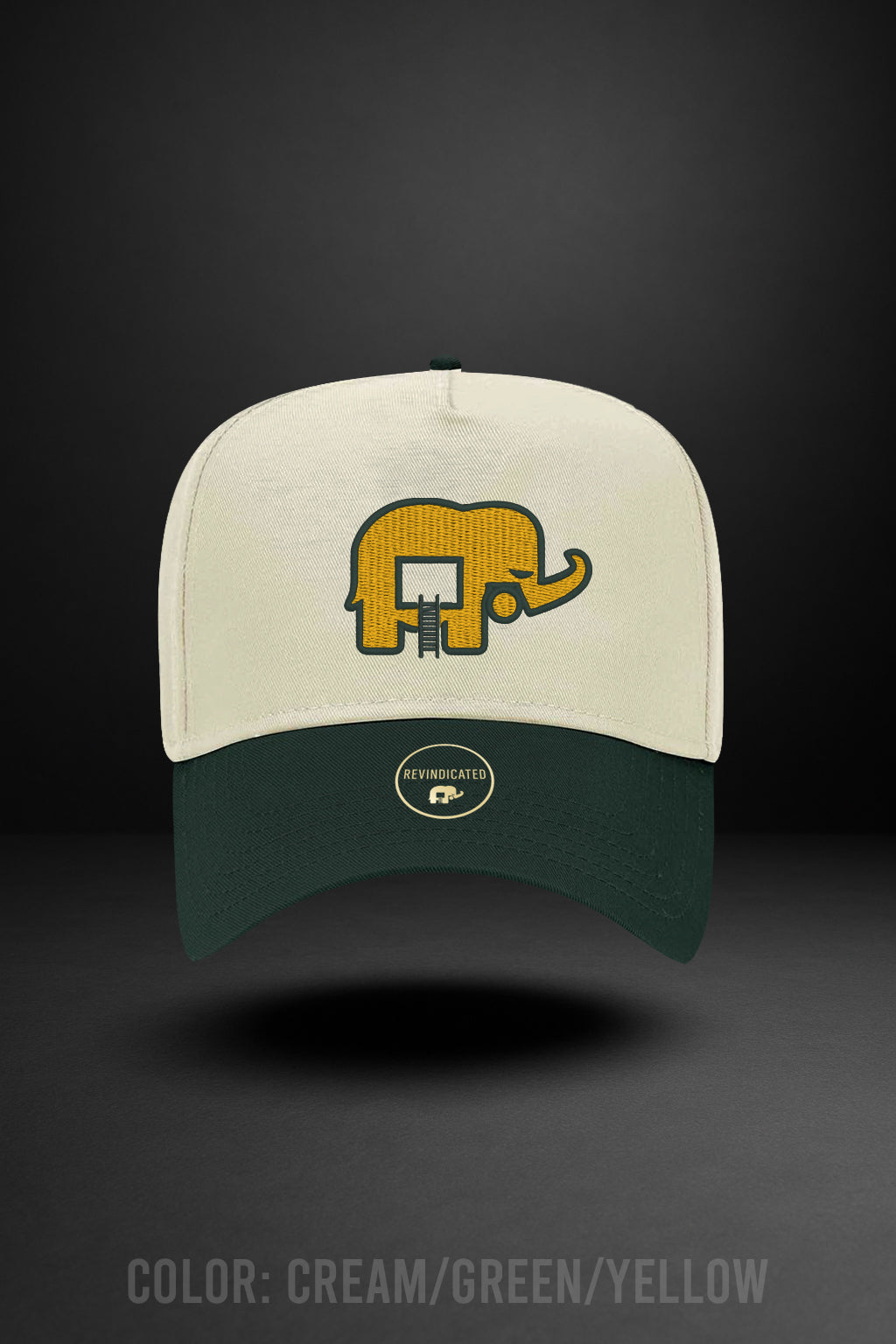 Revindicated Snap back cream/green/yellow